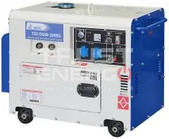 Сварочный генератор ТСС DGW-200ES В кожухе TSS 188F trustenergo.ru