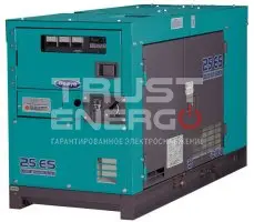 Дизельный генератор Denyo DCA-25ESI с АВР В кожухе Isuzu  trustenergo.ru