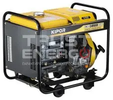 Сварочный генератор Kipor KDE5000EW Открытая на раме Kipor KM186FAGXW trustenergo.ru