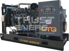 Дизельный генератор CTG AD-150RE с АВР Открытая на раме Ricardo  trustenergo.ru