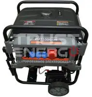 Бензиновый генератор Mitsui Power ZM 11000 E-3 с АВР Открытая на раме  ZX 2V78 FD trustenergo.ru

