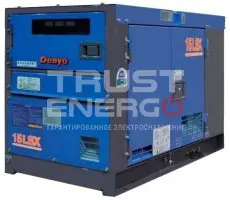 Дизельный генератор Denyo DCA-15LSX с АВР В кожухе Kubota  trustenergo.ru