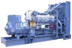 Дизельный генератор Mitsubishi MGS1000B (1250 кВа) с АВР Открытая на раме Mitsubishi S12H-PTA-S trustenergo.ru