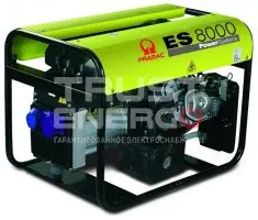 Бензиновый генератор Pramac ES8000 3 фазы Открытая на раме Honda GX390 trustenergo.ru
